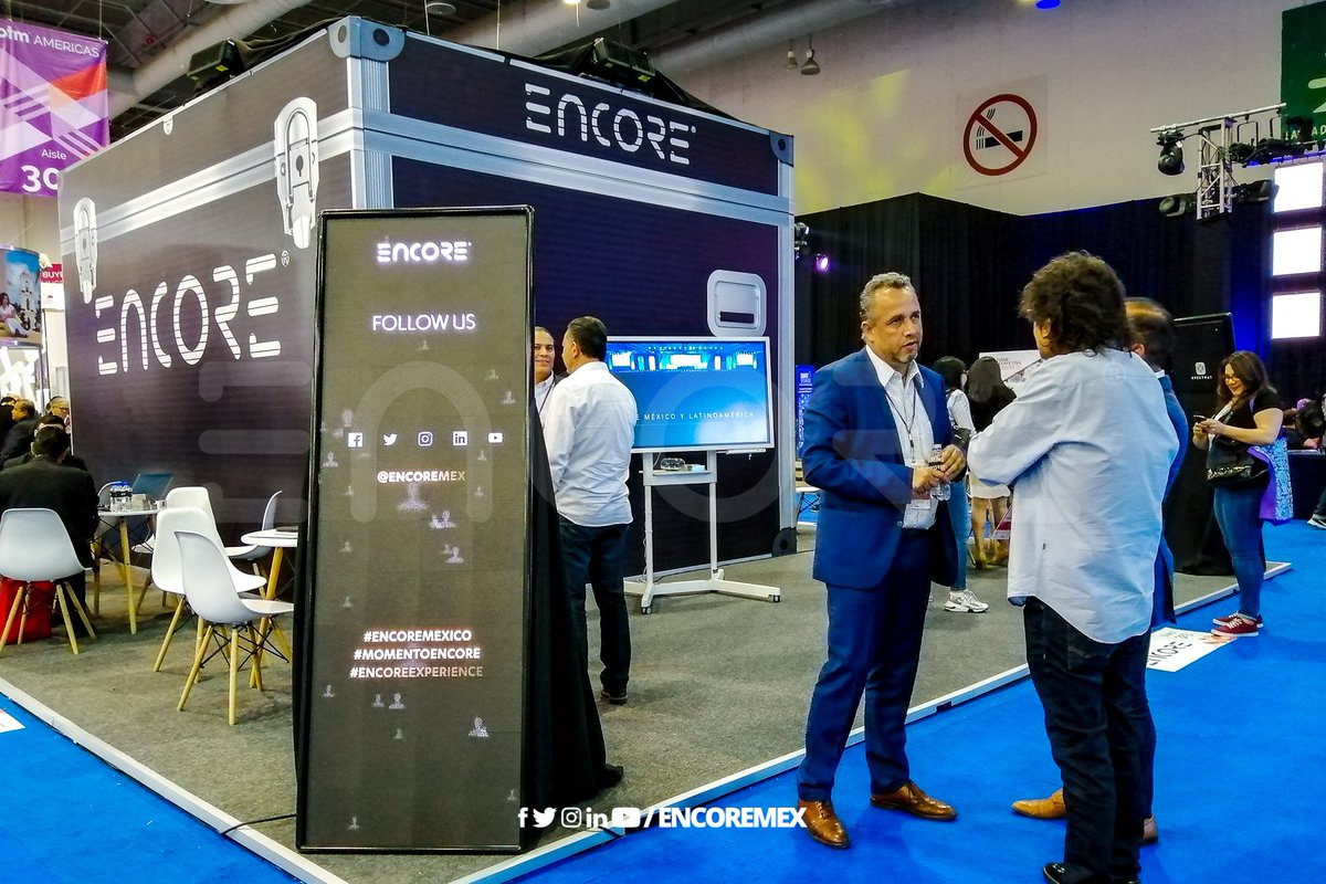 EncoreMex's tweet photo. Conoce más sobre nuestros productos y servicios. Visítanos en el booth 323 y se parte del nuestro #EncoreExperience. @IBTMevents @CentroCitibnmx
#MomentoEncore #IBTMAmericas2019 #SomosIBTMAmericas #SoyEventProf #HostedBuyer #MICE https://t.co/maus8GAZWx