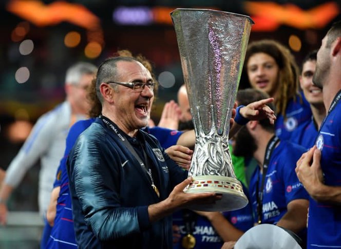 Sarri is happy? Then I’m happy 💙🏆