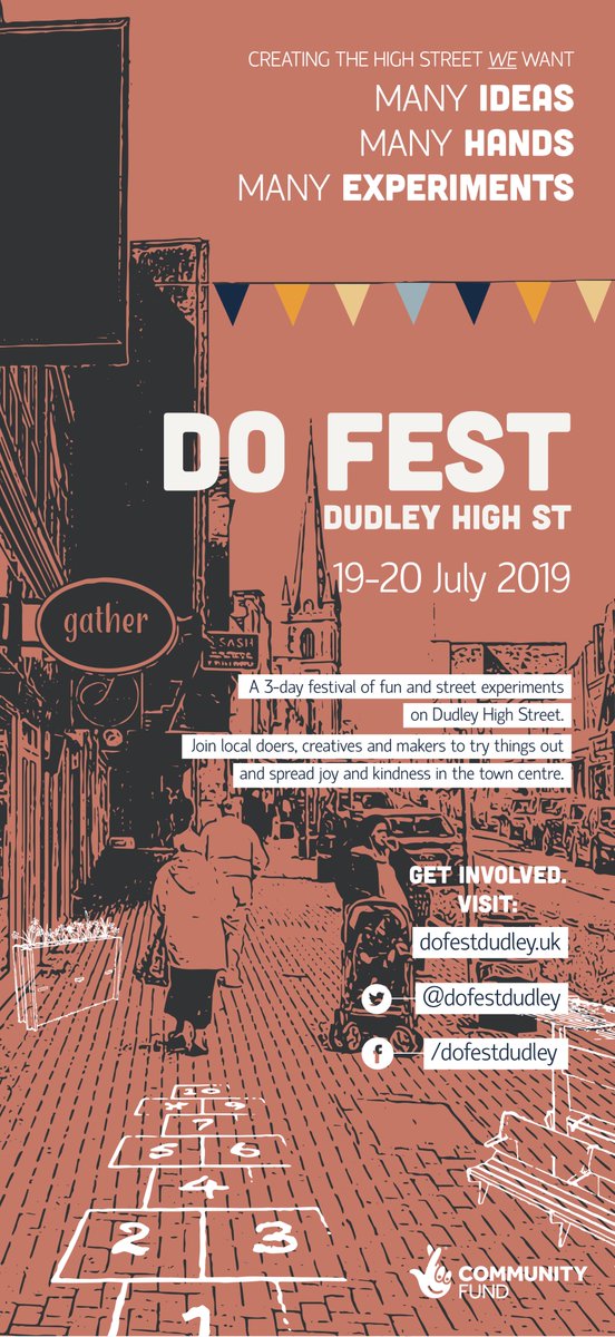 dudleycreates's tweet photo. Do Fest is back! 🎉
This year we're bringing creativity and all kinds of making and doing to Dudley High Street. 
From next week we'll be making an open call for ideas for the festival programme. Plus we'll be letting you know what's already on the drawing board. Stay curious 😊 https://t.co/cvHS0nN5c2