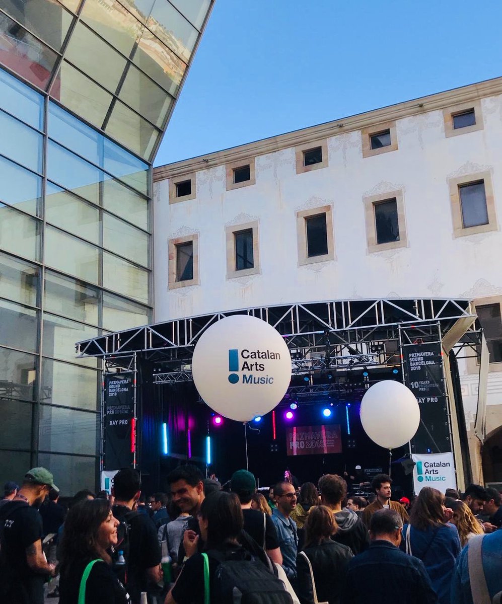 catalanarts's tweet photo. Tonight’s the night! Botifarrada Welcome Party by #CatalanArts @icec_cat is on as part of @PrimaveraPro at @cececebe. Join us and enjoy @agost_agost @retiradabcn and @Museless_music! #PrimaveraPro19 #CatalanMusic #PS19 https://t.co/sPilVWIk3B