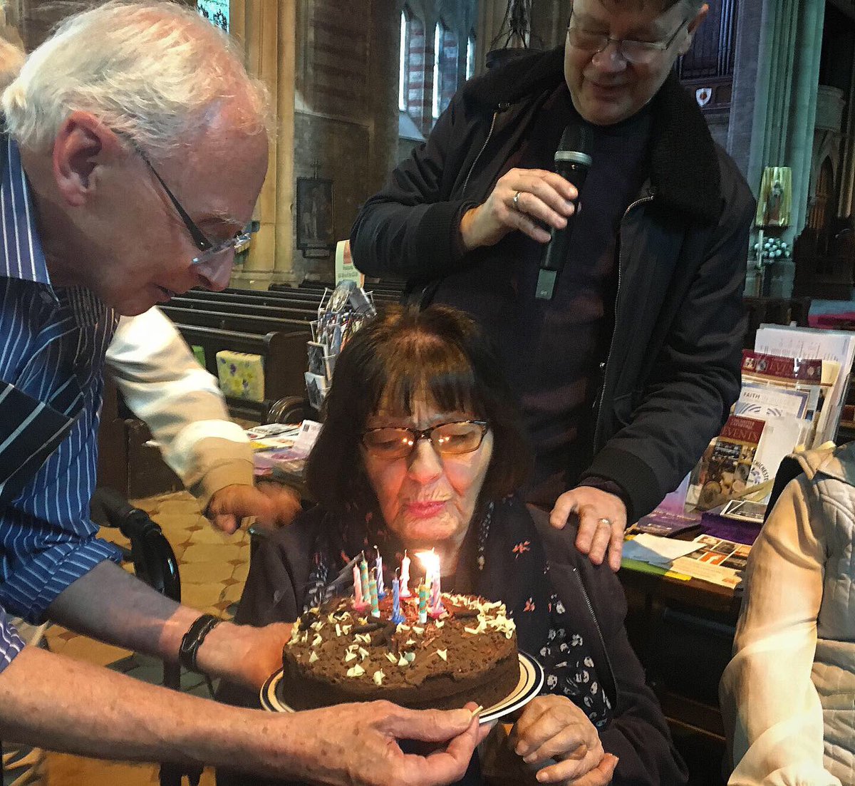 TTTBCharity's tweet photo. πππππππππππππ
Happy birthday to our beloved Marissa !
@StMarysKemptown made her day by bringing her a cake, while her talented son was playing the piano! Thank you so much, you guys are amazing.
#tacklinglonelinesstogether
#teaandcompany
#timetotalkbefriending https://t.co/5kfsVKEldW