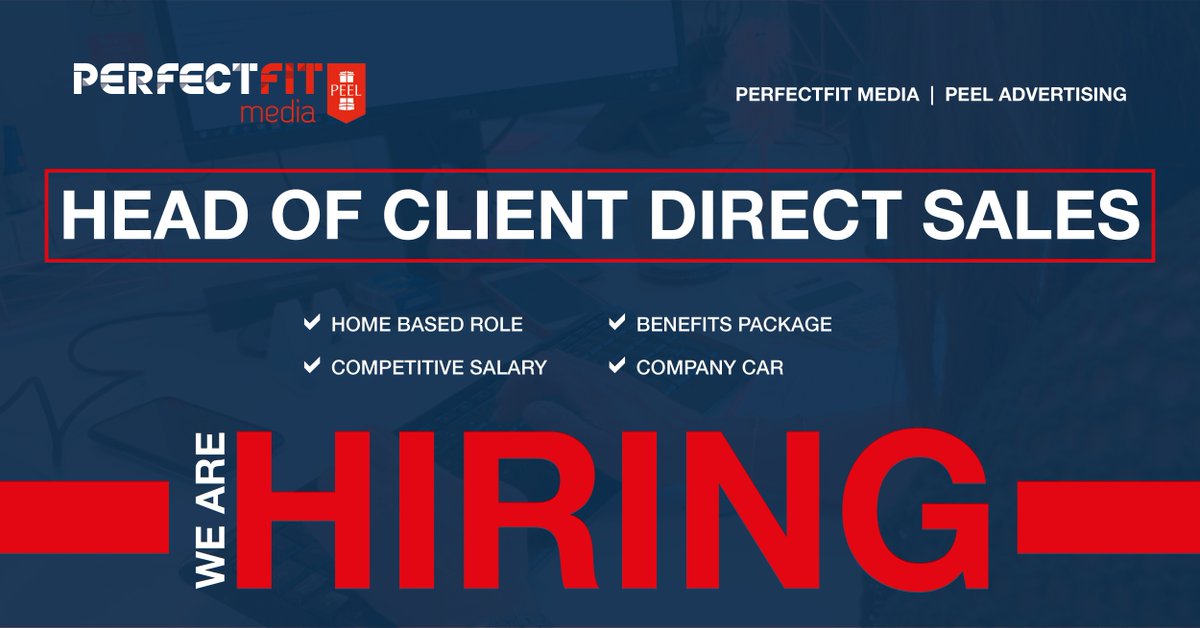 perfectfitmedia's tweet photo. WE ARE HIRING! Visit our Careers page here to find out more: https://t.co/9QvDr2tUIW
#newrole #job #PerfectTeam #Opportunity #WorkfromHome #OneTeamOneTarget #PeelGroup #perfectfit #perfectfitmedia #digitaladvertising #OOHadvertising #OOH #DOOH #advertising #marketing #digital https://t.co/DXbc5OZh0M