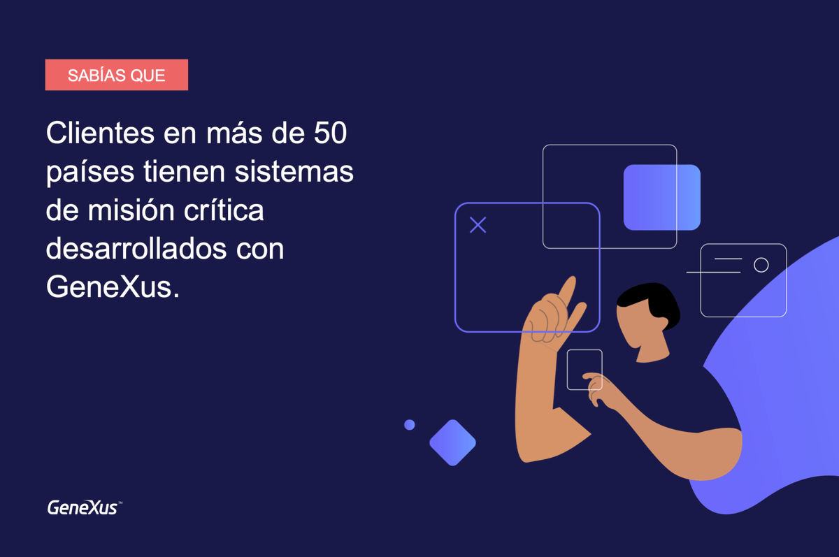 anibalgonda's tweet image. GeneXus provee todas las herramientas para lograr la automatización de los procesos de negocio.
#Genexus  #GeneXusforStudents #Sabíasque #Software