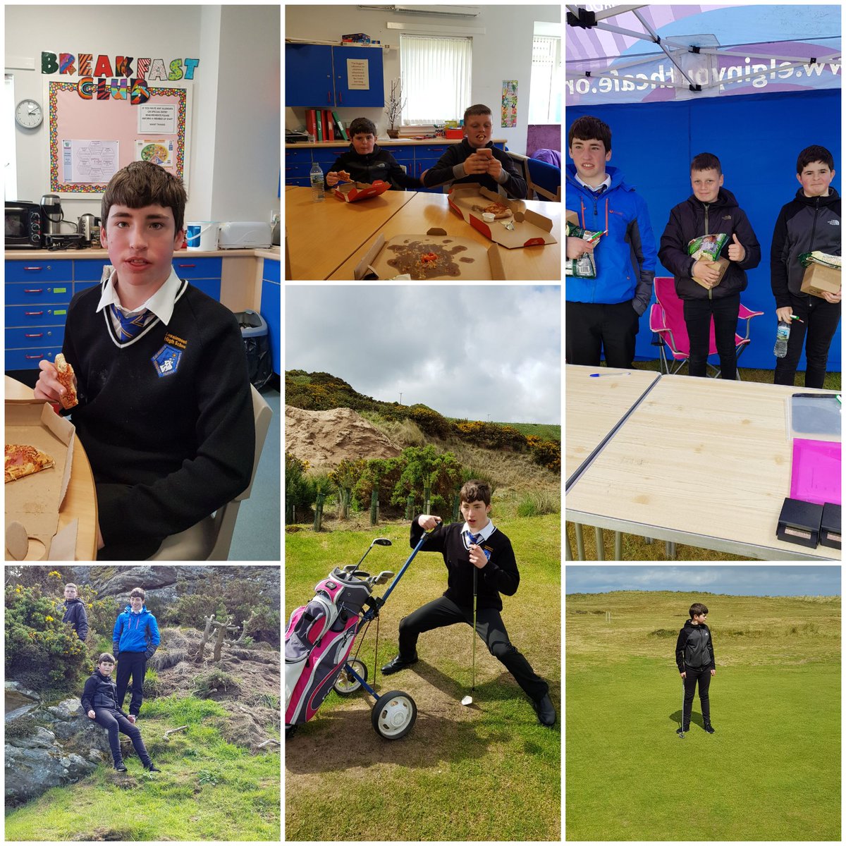 Great time had at covesea links for the living golf tournament. A wee cheeky pizza afterwards too. @LossieHigh