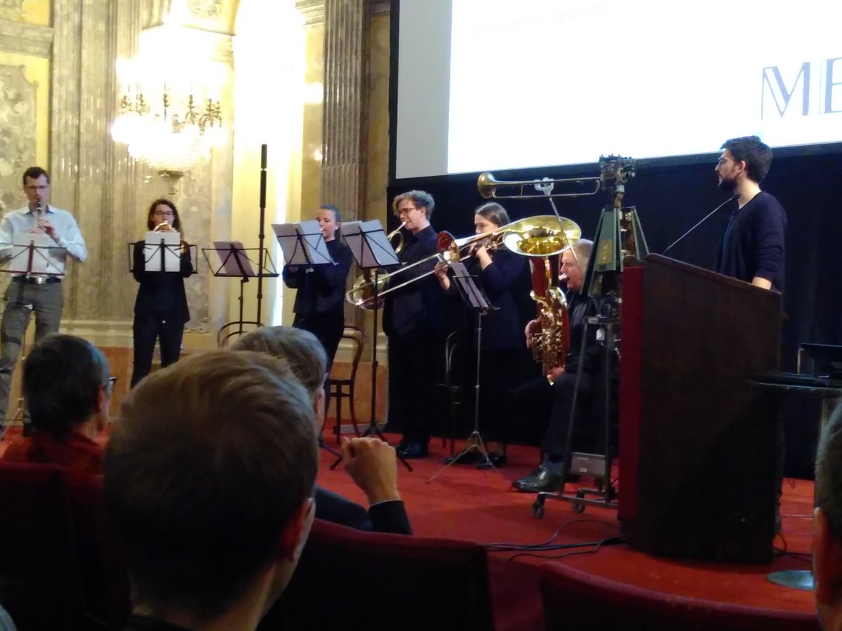 Thomas Weber (@tomwebr) on Twitter photo #mec2019 Vienna opened with organiser <a href="/rklugseder/">Robert Klugseder</a> on the tuba, the re-incarnation of a historical mechanical trumpeteer and (of course) a Vienna horn. I'm impressed! #mec2019 Vienna opened with organiser <a href="/rklugseder/">Robert Klugseder</a> on the tuba, the re-incarnation of a historical mechanical trumpeteer and (of course) a Vienna horn. I'm impressed!