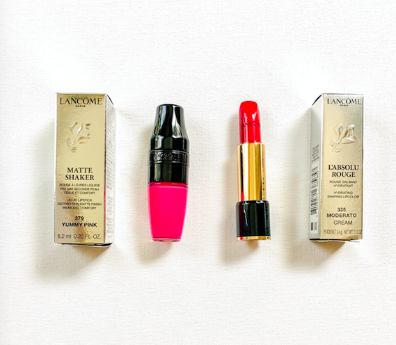 davelackie's tweet photo. I'm giving away Lancome's Matte Shaker Liquid Lipstick in "yummy pink" + L'Absolu Rouge Hydrating Shaping Lipcolour in "moderato cream"! To enter, follow @davelackie &amp; RT https://t.co/PdZcRFGeFh