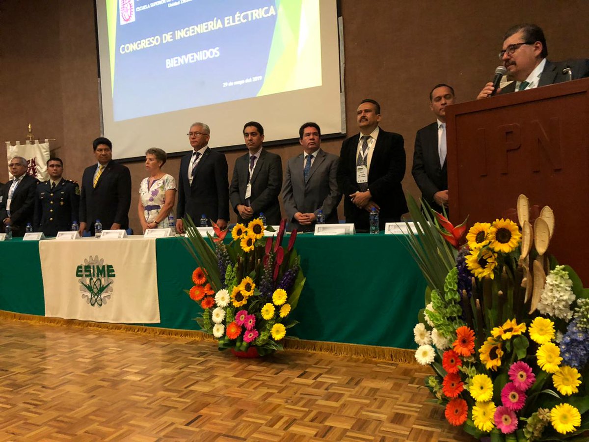 ANCE_MX's tweet photo. Ing. Raúl Monroy Pérez, Director de Laboratorios de #ANCE, presente en el Primer Congreso Internacional y Tercer Congreso Nacional de Ingeniería Eléctrica en la Industria 4.0 2019.
#UPDCE #IPN https://t.co/ydAJ70anMk