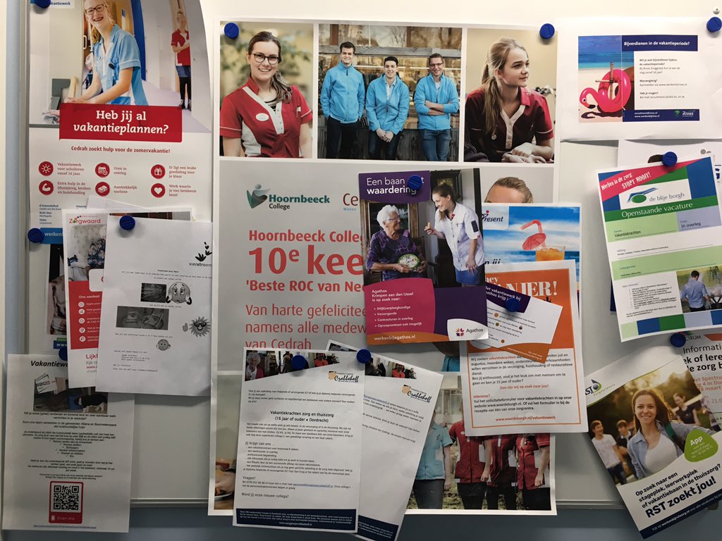 JeroenvdLaan's tweet photo. Het tekort in de zomervakantie binnen de gezondheidszorgsector binnen een oogopslag. Het studenten zorg infobord van het @Hoornbeeck in Rotterdam.

@Cedrah_ @Vierstroom @Leliezorggroep @crabbehoff @zorgwaard @VenVN @zorgnl @rotterdamsezorg @Zorg_WelzijnZHZ @rstzorg @ZorgpactRdam https://t.co/7ef96f4nWw