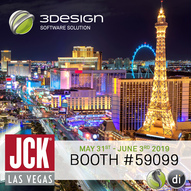 #3DESIGN team will be @JCK Las Vegas on booth #59099 this weekend. Best opportunity to watch a demo of #3SHAPER as well as #DEEPIMAGE and learn on how to revolutionize your business with powerful CAD Solutions.
3design.com/going-to-jck19/