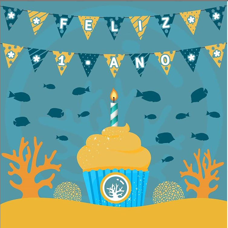 DeOlhoNosCorais's tweet photo. o #DeOlhoNosCorais está comemorando seu primeiro aniversário Viva 🎊🙌👏 Lá se foi um ano de posts 📱, stories, fotos 📸, infográficos 📊, vídeos 📹 e muitas #!! Conversamos de ciência, de recifes, de corais, de lixo, de monitoramento, (...) https://t.co/H7vm4w9u0O