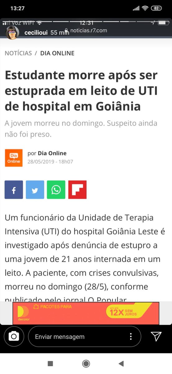 lglcoe's tweet photo. A Suzy foi estuprada enquanto estava internada num hospital de Goiânia e dpois veio a falecer. Vamos fazer essa história ir para as grandes mídias para q o caso seja devidamente investigado e o estuprador e seus protetores presos https://t.co/EEz5huM2mh