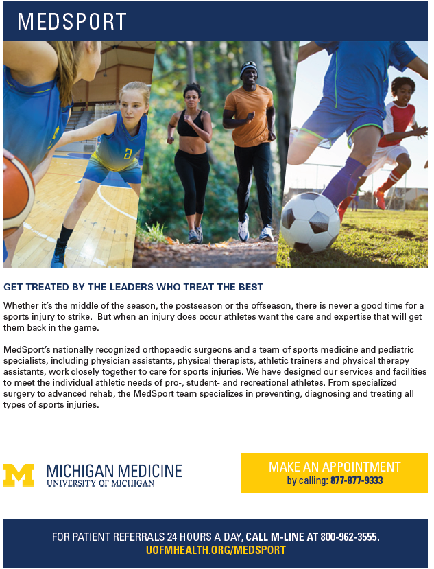 UMInjuryCenter's tweet photo. Thank you to @UM_MedSport for partnering on this two-day summit-- Mind, Body, Spirit . . . Treating the entire athlete: An evidence-based approach to #sportsmedicine and #concussion prevention! https://t.co/lyVeeqmXSC