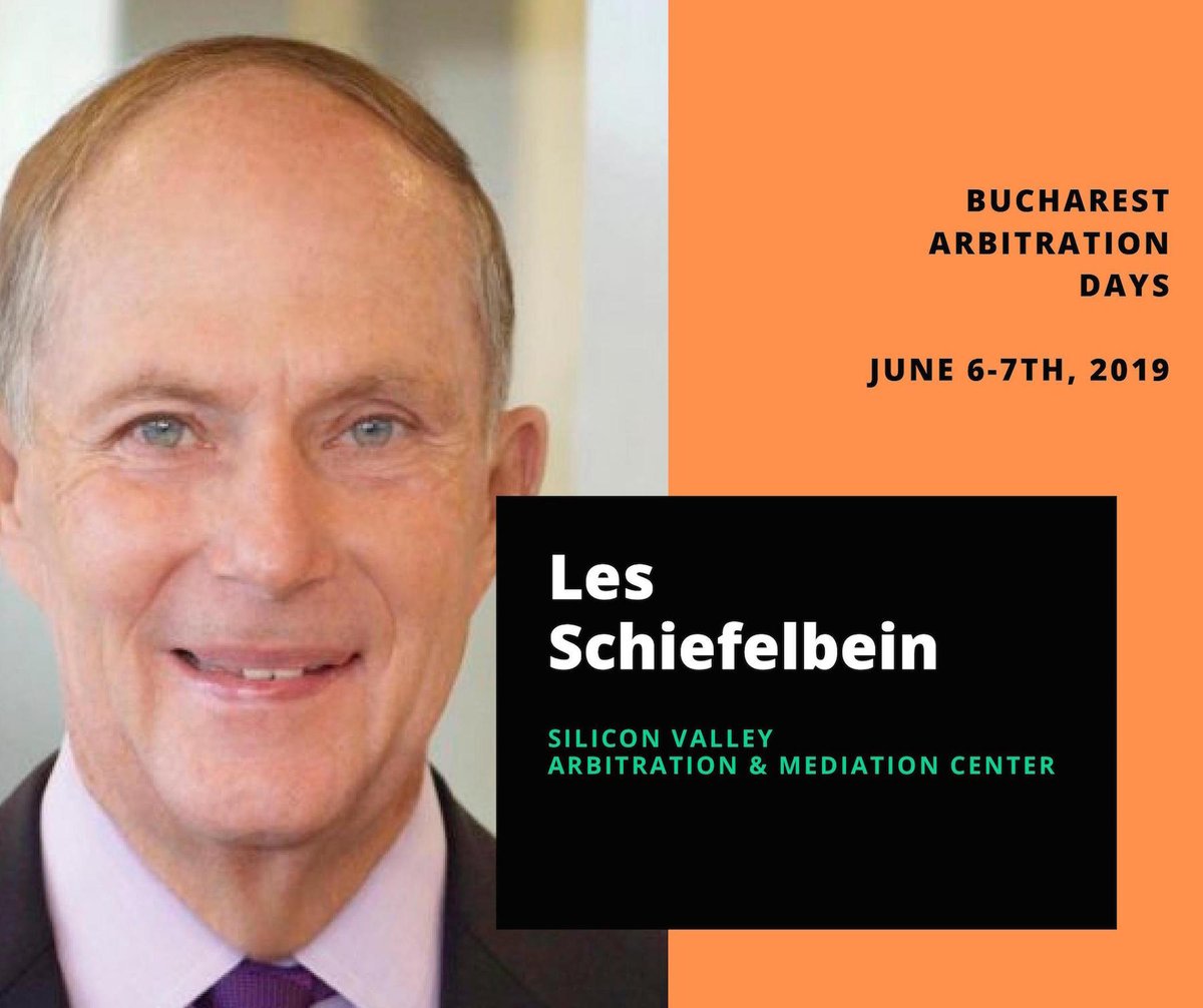 I am honored to be a keynote speaker at Bucharest Arbitration Days 2019 on June 7th. The title of my keynote is "Space: The New Frontier in Commercial Arbitration.” Dr. Stephan Deaconu and Dr. Crenguta Leaua of CICA and CCIA will also join me to moderate an open floor debate.