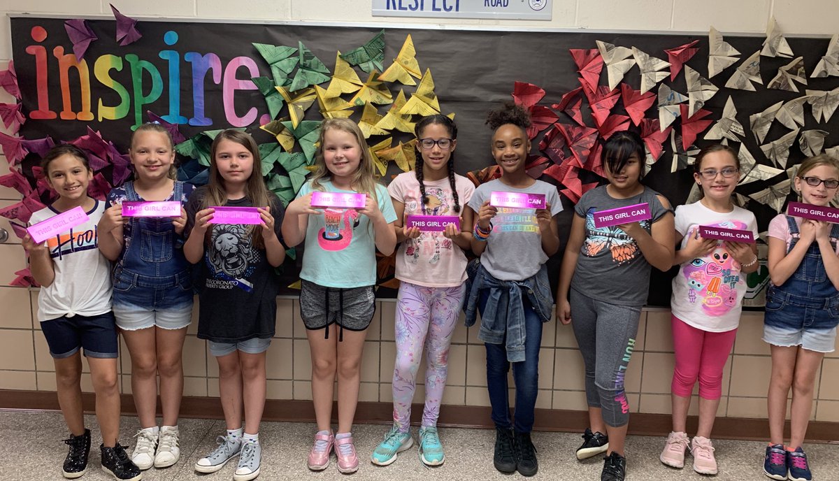 SchoolLawSavvy's tweet photo. As soon as I saw the words “This Girl Can”, I knew I had to get them for my @CatenaColts Super Girls! They inspire me each day! @WeLove3rdGrade https://t.co/pdH3gbjqa9