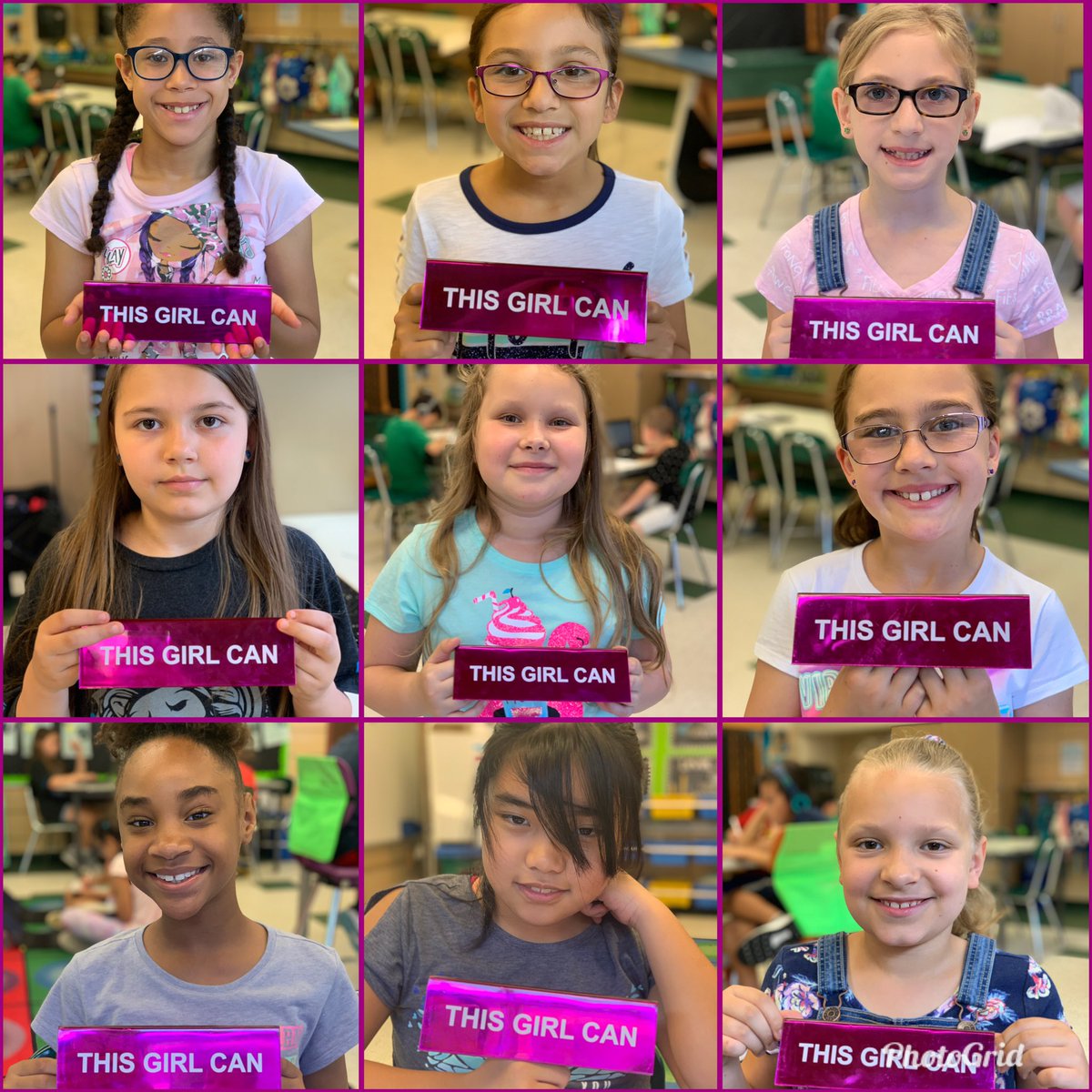 SchoolLawSavvy's tweet photo. As soon as I saw the words “This Girl Can”, I knew I had to get them for my @CatenaColts Super Girls! They inspire me each day! @WeLove3rdGrade https://t.co/pdH3gbjqa9