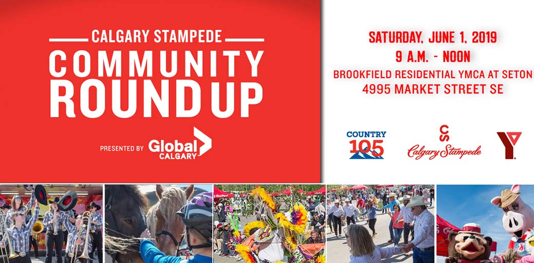 Calgary Stampede (@calgarystampede) on Twitter photo This Saturday, come to the #Stampede2019 Community Round Up for a free breakfast, live entertainment and activities for the whole family! Join us and our friends at <a href="/GlobalCalgary/">Global Calgary</a> and <a href="/country105/">Michael Zuchkan</a> starting at 9 a.m. at the Brookfield Residential YMCA at Seton. This Saturday, come to the #Stampede2019 Community Round Up for a free breakfast, live entertainment and activities for the whole family! Join us and our friends at <a href="/GlobalCalgary/">Global Calgary</a> and <a href="/country105/">Michael Zuchkan</a> starting at 9 a.m. at the Brookfield Residential YMCA at Seton.