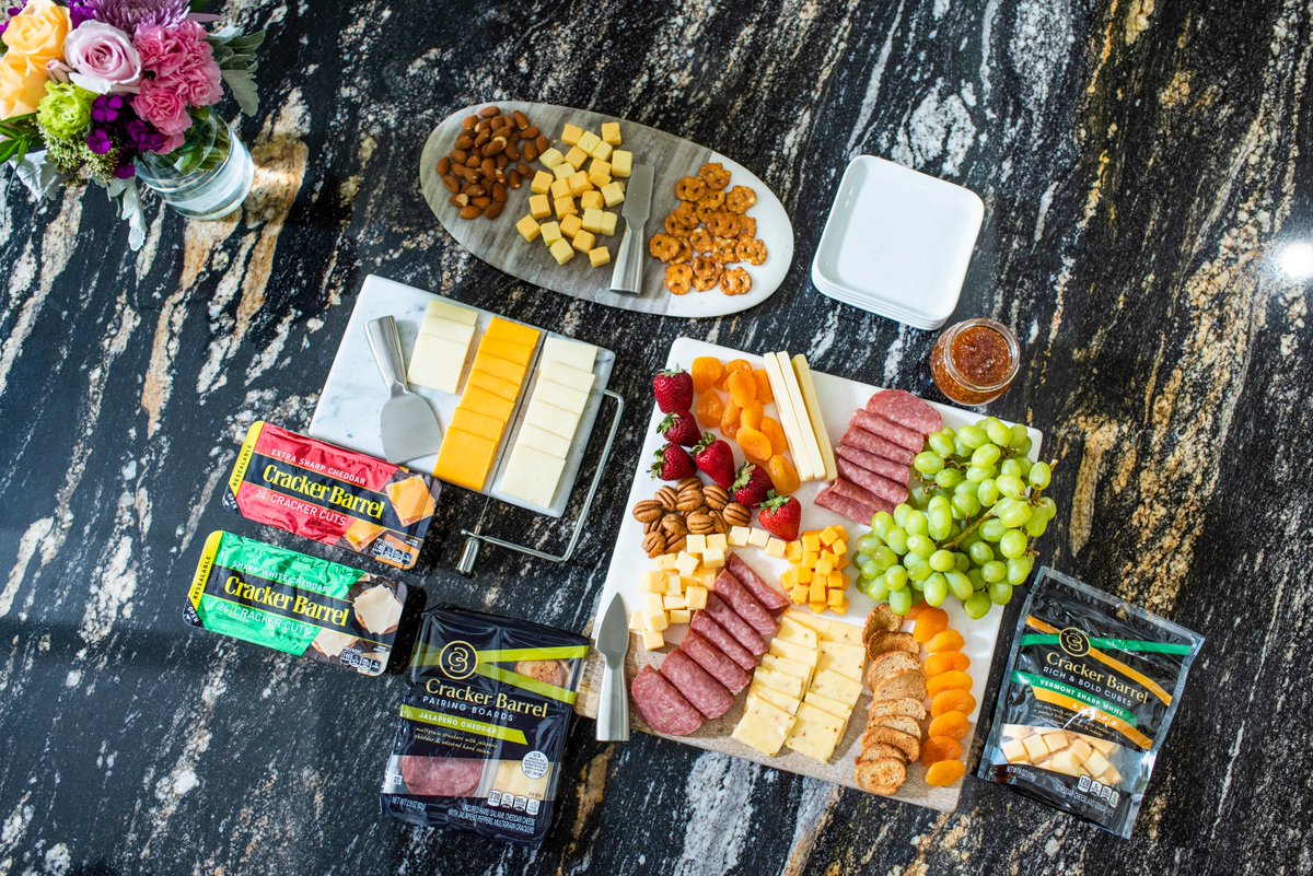 titispassion's tweet photo. #Ad I have always loved charcuterie boards
but the idea of making one good enough to entertain
friends seemed intimidating till I used @CBCheeses cheese selection available
@kroger I feel like a pro now. Click to see more https://t.co/Px9srLoOWa  #crackerbarrelcheeseatkroger https://t.co/M8OVcvH2ix