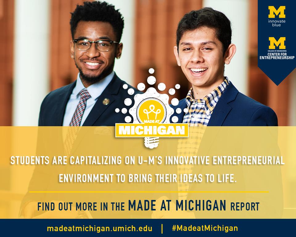 U-M Entrepreneurs tweet media
