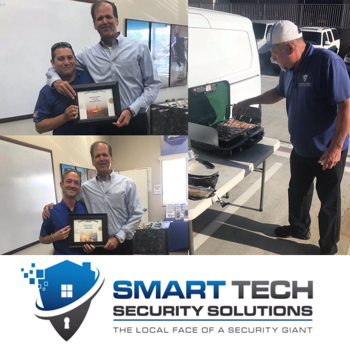SmartTechADT's tweet photo. Congratulations to our Tech of the month JP and our salesman of the month Mason! https://t.co/tQi3666t6Y 
760.610.5984
#smarttechprotect #alarm #adt #coachellavalley #homesecurity #smarthome #surveillance #stevethebreakfastking https://t.co/ChwZfdZWs0