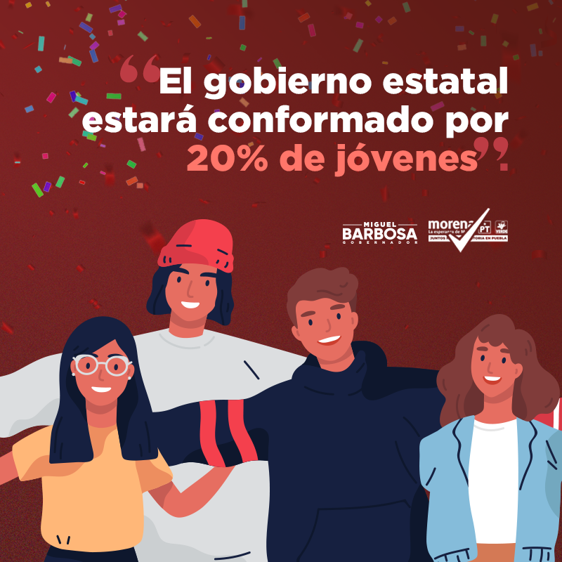 MBarbosaMX's tweet photo. ¡Juntos haremos historia en Puebla! 🤝 Faltan pocos días para que logremos mejores oportunidades para la juventud 👨‍🦱👩‍🦰

No te rindas y sal a votar el próximo 2 de junio ✅🗳️ https://t.co/rXca4H4Q5j