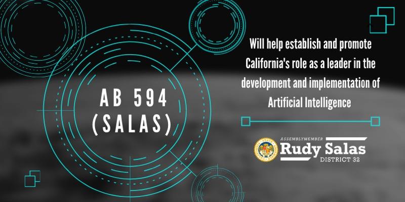 #AB594 will establish and promote California's role as a leader in Artificial Intelligence. It passed the Assembly with bi-partisan support and now it's on to the State Senate for a vote. #AD32 #ValleyStrong #AI