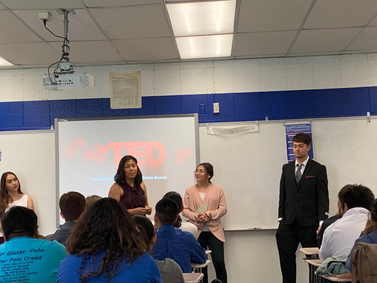 Listening to awesome AHS’ Senior TED talks ⁦@AHSNESTNEWS⁩