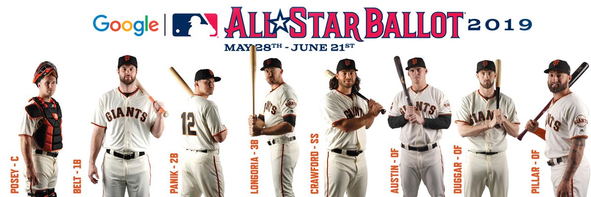 SFGiants's tweet photo. The polls are officially open! It's time to #VoteSFG.
https://t.co/uy4kNXT08v https://t.co/YfXKI1HERH