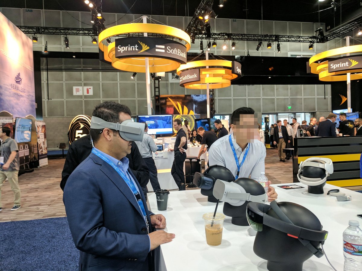 VisbitInc's tweet photo. Making people remember your products at a #tradeshow is challenging. Companies have turned to #VR for solutions as it’s the most powerful storytelling medium. Read here to learn how #Visbit Kiosk Mode can help you streamline and transform your experience! https://t.co/dXdPqcKx1m https://t.co/aREYIrWD5U