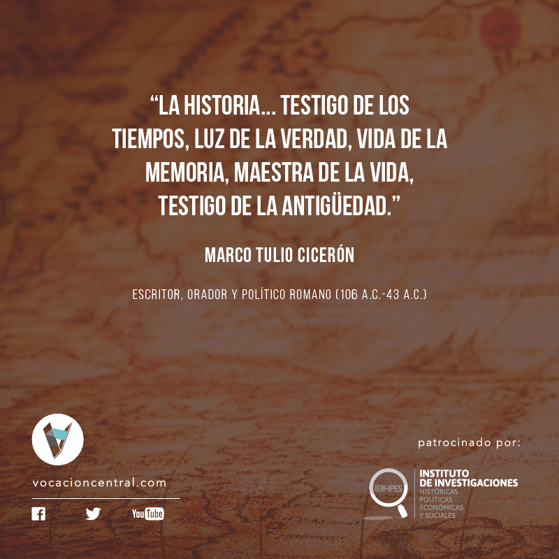 Encauce_COV's tweet photo. Conocer el pasado para entender el presente y proyectarnos al futuro.
#Historia #Vocación https://t.co/rQVaSLsUQO