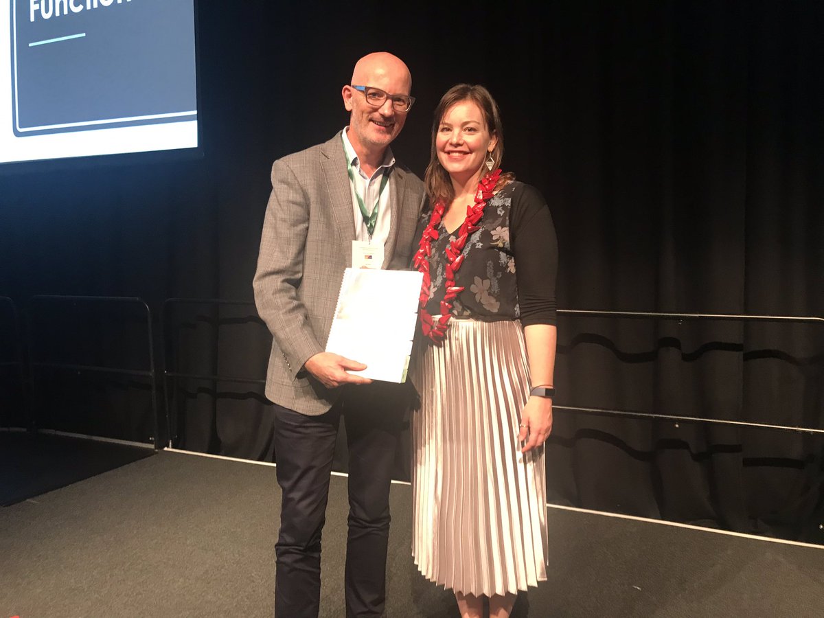 Fantastic to have the Associate Minister of Health (Disability) Hon Julie Anne Genter launch Te Tau Titoki: ASD Framework, last night at the NZDSN Conference at Te Papa, Wellington. <a href="/TePouNZ/">Te Pou</a> <a href="/will_ward27/">Will</a>