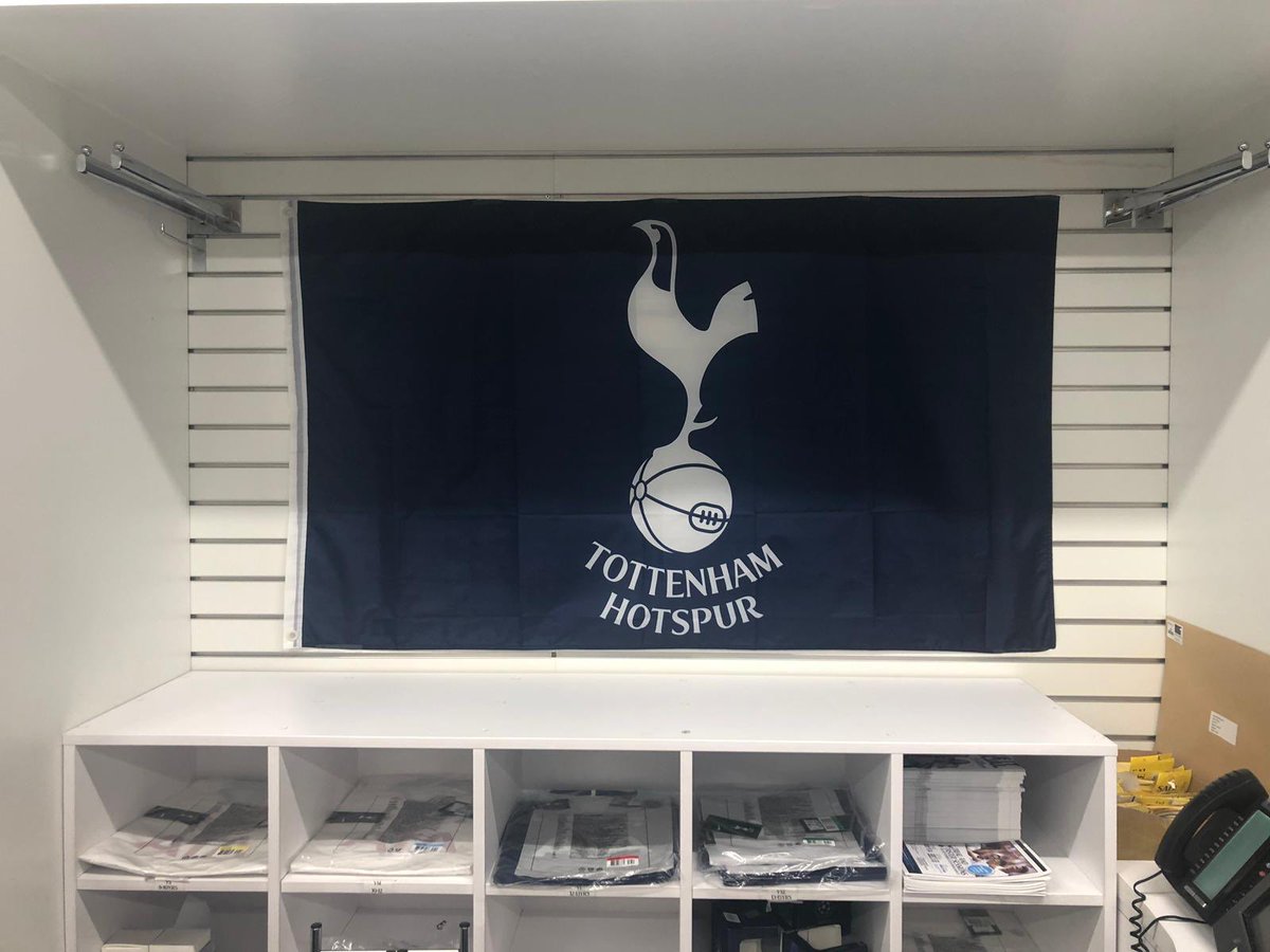 Gemalanaw's tweet photo. 3 days to go!! We now have Flags, new bunting and The FINAL programme!! Come and get yours before they sell out again! @TheHarveyCentre #Harlow #Spursshop #ChampionsLeagueFinal @SpursOfficial @COYS @RickyJNorwood @ScottyDeMan @victoriacaistor @_AndrewIoannou_ https://t.co/yAgomzsiSO