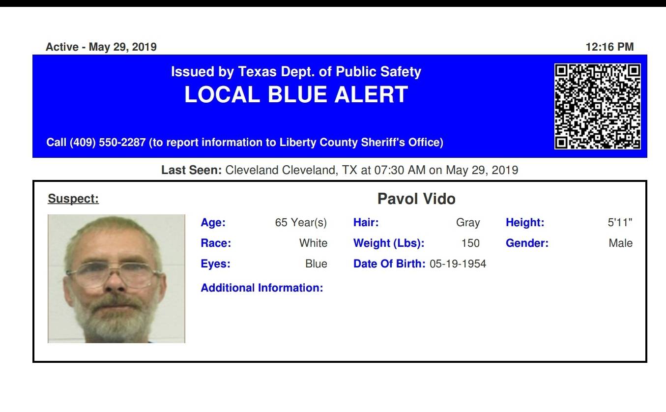 Blue Alert On Twitter Blue Alert Called In The State Of Texas If Seen Do Not Approach Call 911