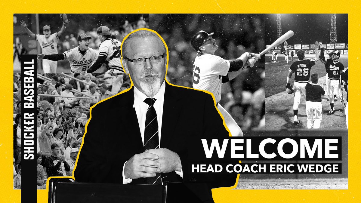 GoShockers's tweet photo. Fresh build. Original bricks.
Head Coach Eric Wedge will lead a new era of @GoShockersBSB. #watchus
๐ https://t.co/KMzYdnUpjt https://t.co/eTK7Crd4tq