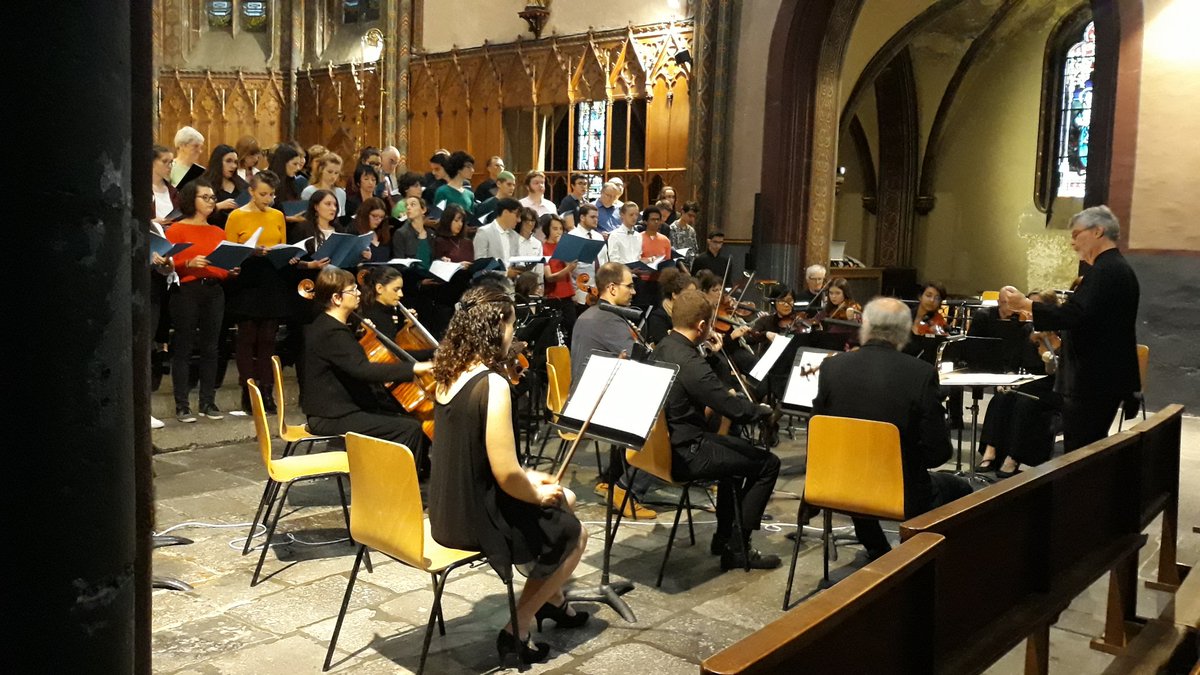 Dernier raccord avant le concert ! #ChoralesEnConcert2019