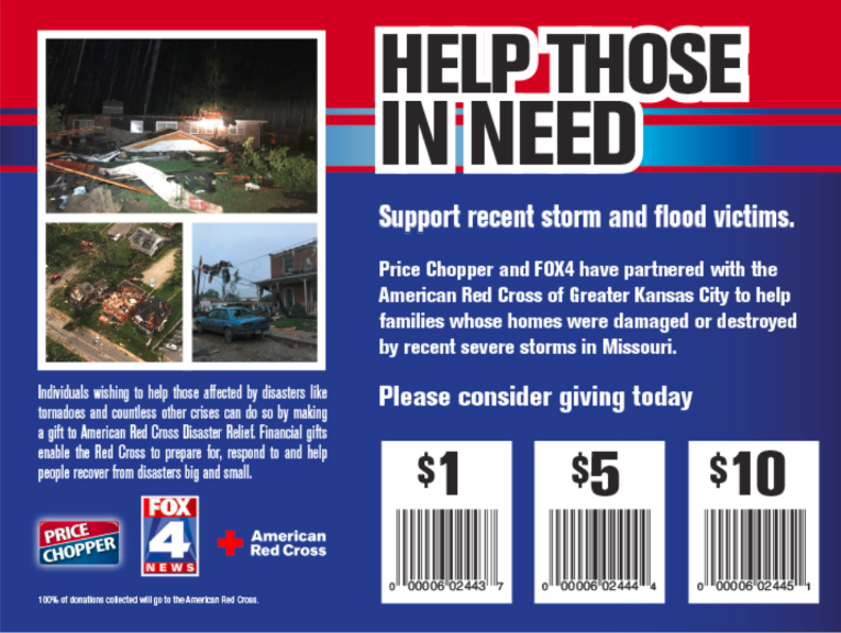 my_pricechopper's tweet photo. Reminder- we are accepting donations in store for the @RedCross_MO to help aid storm victims. Thank you for your support! #americanredcross #stormvictims #mypricechopper https://t.co/djfpHaXnYg