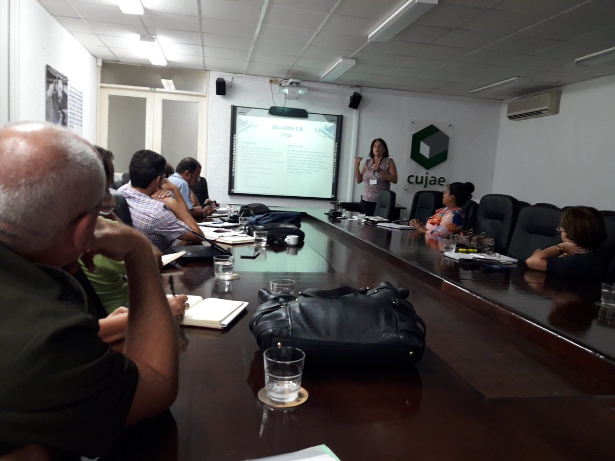 MiriamAlpizar1's tweet photo. Avanza el Proyecto de la Empresa de Ciencia y Tecnología en la #CUJAE  INTERFAZ con el sector productivo y de servicios aportando conocimientos y aplicación de resultados
a la economía y la sociedad 
@PresidenciaCuba
@CubaMES 
@jsaborido50 
@DrRobertoMOjeda https://t.co/j4nEsHhAfg