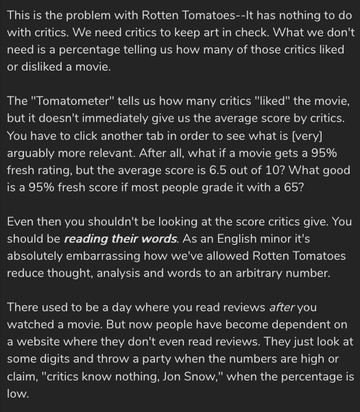 Gman On Twitter Oy Vey In Defense Of Critics Film - 
