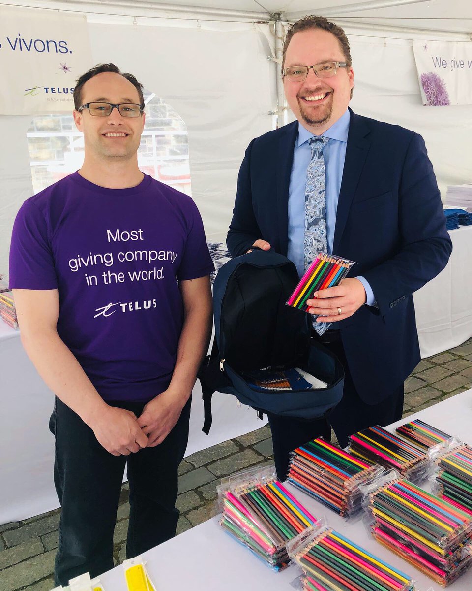 markstrahl's tweet image. I loved participating in @Telus Days of Giving on Parliament Hill, filling backpacks for kids at Little Mountain Elementary School to use this fall.🎒 
#givewhereyoulive #telusdaysofgiving #kitsforkids #chilliwack