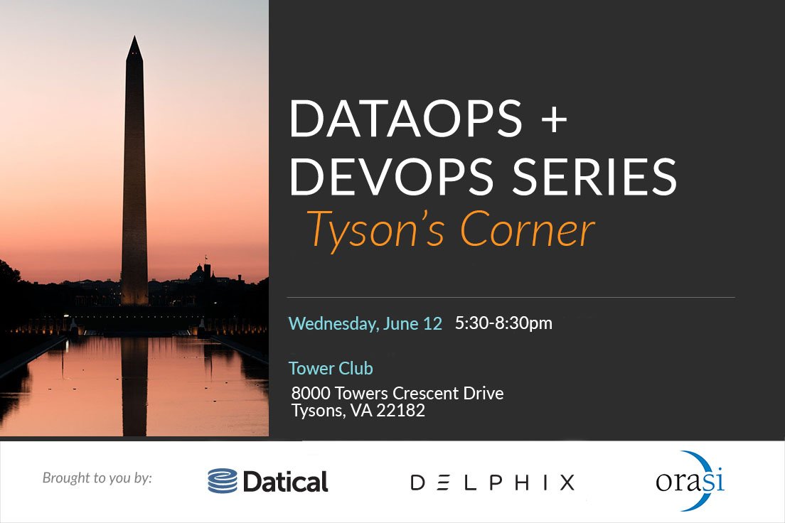 Datical's tweet image. Chat with #DataOps and #DevOps experts from @delphix @Orasi and @Datical to learn how to eliminate data friction from your delivery pipeline. bit.ly/2HtH4pc