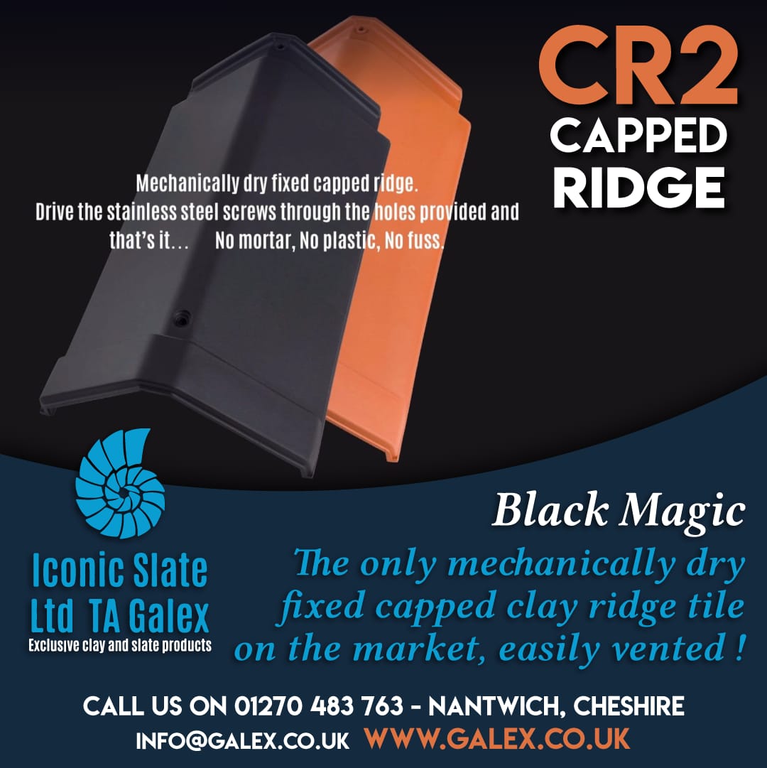 galexltd's tweet image. Black Magic! CR2 Capped Ridge.
Call us on 01270 483 763 or visit our website 
galex.co.uk.

#roofing #rainscreensystem #cladding #ventilatedfacades #slateroofing #rooftop #naturalslate #roofingcontractor #roofculture