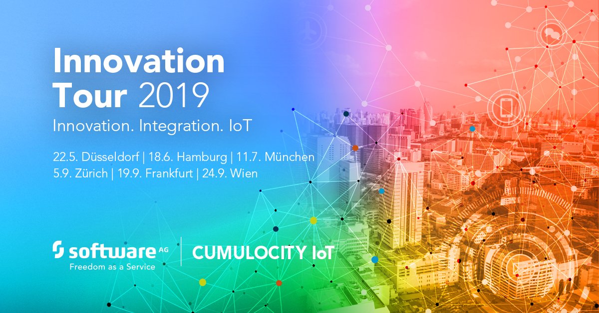 ASchophoven's tweet photo. Praxisberichte zu den Themen #IoT, #HybridIntegration und #APIManagement gibt es auf der #SoftwareAG #Innovation Tour am 18.06. in Hamburg. Sind Sie dabei? https://t.co/k893LyyS7p https://t.co/46Bzz3RZ98