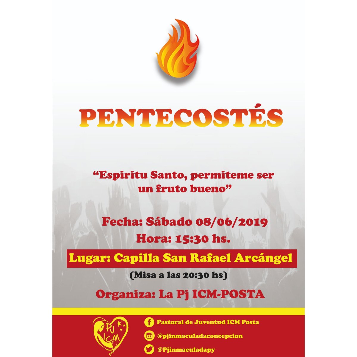 Pjinmaculadapy's tweet photo. Te esperamos 🤗🕊🔥❤ https://t.co/08mjSV7qOc