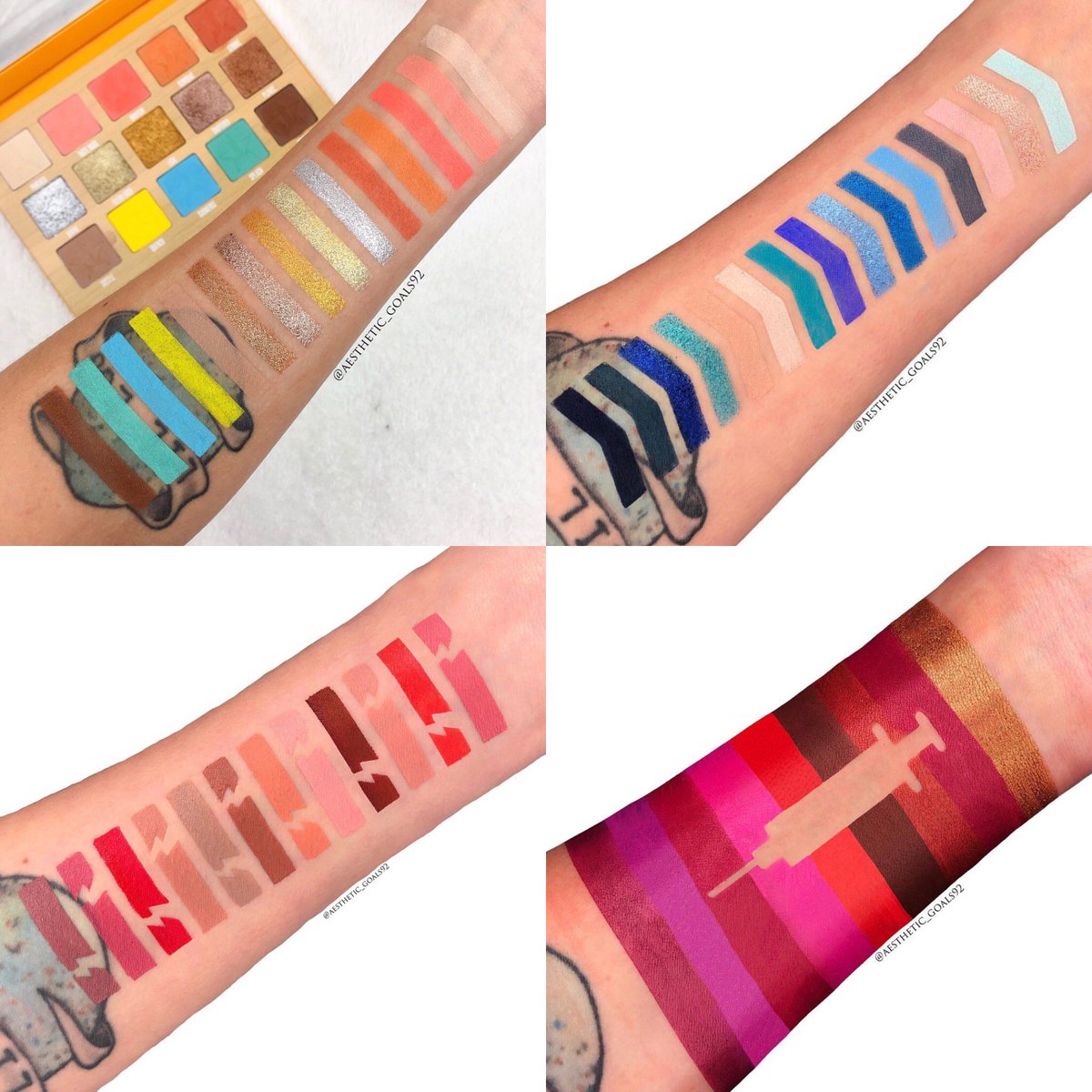 When <a href="/JeffreeStar/">Jeffree Star</a> opens up his PR list and you’re praying there’s room for a swatcher 😭😭😍💙