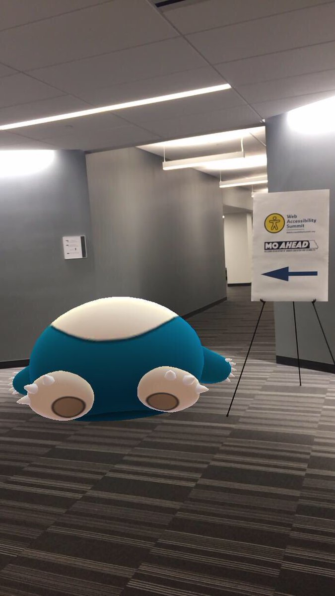 bdhvb's tweet image. #a11ysummit Great lunch and awesome keynote by ⁦@justinromack⁩ and ⁦⁦@cdorso⁩; no room for a sleeping snorlax here. ⁦@a11ysummit⁩ #a11y ⁦@MSUWEB⁩