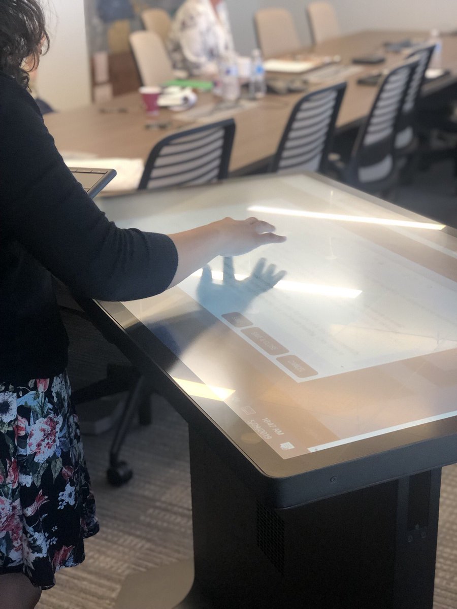 ABQEconDev's tweet photo. Thanks to new AED member @ideum we’ve upped our presentation game with a new touchscreen table. #ideum #Albuquerque #cooltech https://t.co/MbvTl5gRbr