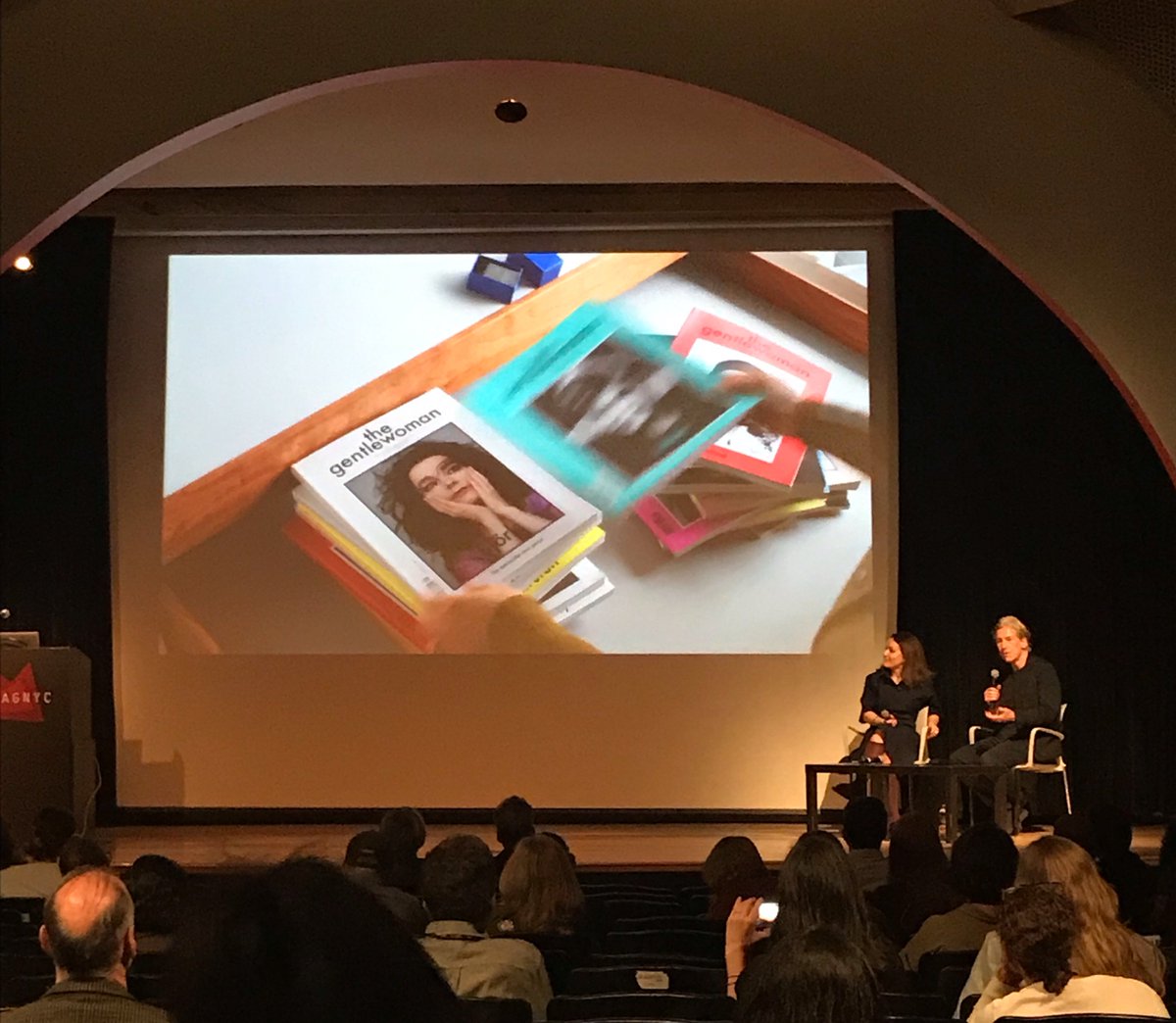 _chrysanthe's tweet photo. @magculture Loved seeing Veronica Ditting’s sketches and image research for her work as creative director of @thegentlewoman at #ModMagNYC today. And loved her note that her design is not minimal, it’s thoughtfully edited. https://t.co/CWlFAoDEq3