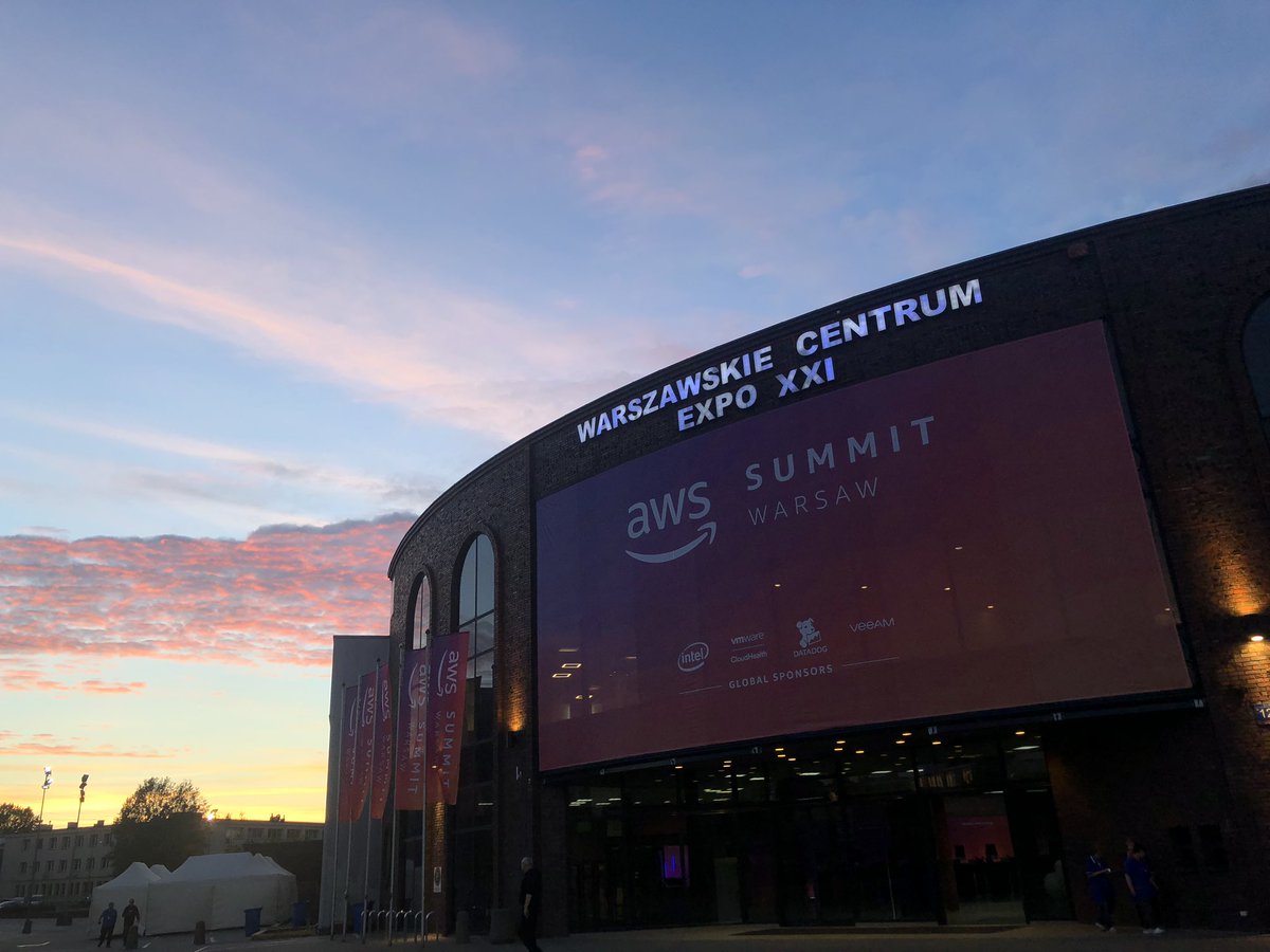 In Warsaw for the first Central and Eastern European AWS summit ever, great customers in the keynote and sessions showcasing the art of the possible! Looking forward to a great event tomorrow. #awssummitPL #awssummitCEE
