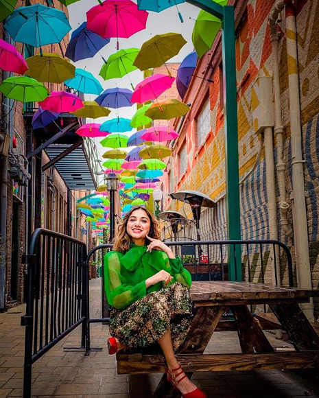 VisitSBC's tweet photo. Looking to add a little color to your life? The Canopy of Umbrellas above the Orange Street Alley is here to help.

PC: @thenavleaf

For more unique attractions visit https://t.co/mjTnBBtncf. https://t.co/BGeGGjE3CD