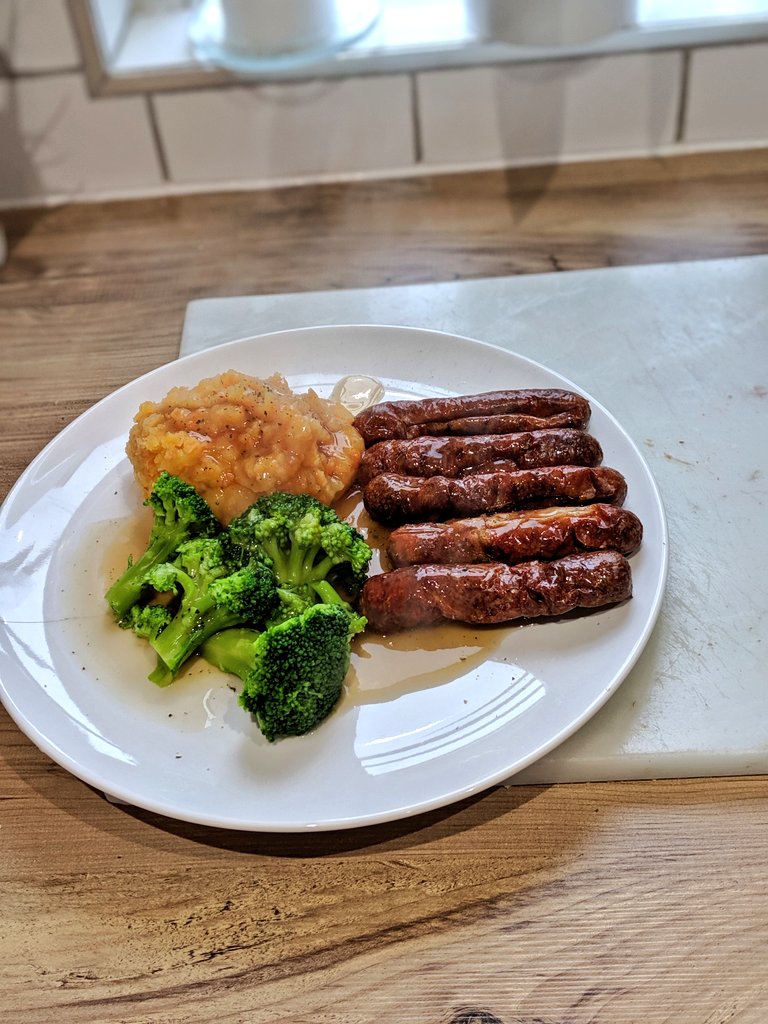 When your eating <a href="/WeightWatchers_/">Weight Watchers</a> , and <a href="/HeckSausages/">HeckSausages</a> are only 1 point for two sausages...you rack up 5 of those delicious little bastards.