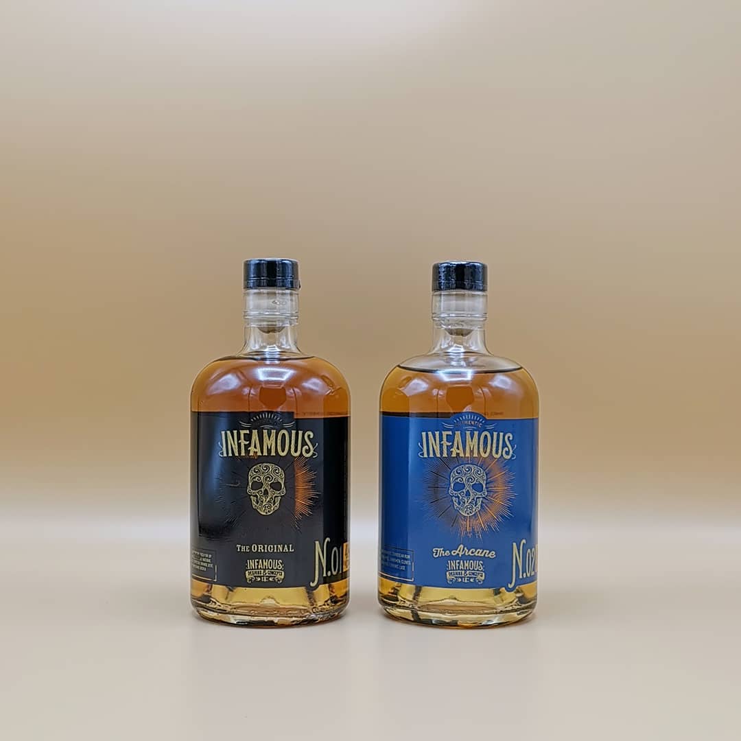 infamousrum's tweet photo. The two brothers 💪

#beinfamous #infamousrum #spicedrum #barbados #trinidad #carribean #rum #pineapple #cocktailspirits #premium #spirit #Imbibe #belgium #summer #festival #fathersday #🍍 https://t.co/NhoODp5uUn